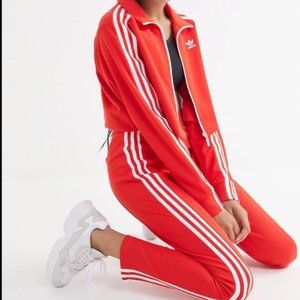Adidas Red Striped Trackpants